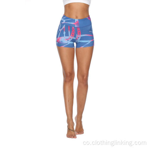 E donne Short Running Allenamento Pantaloni Shorts di Yoga